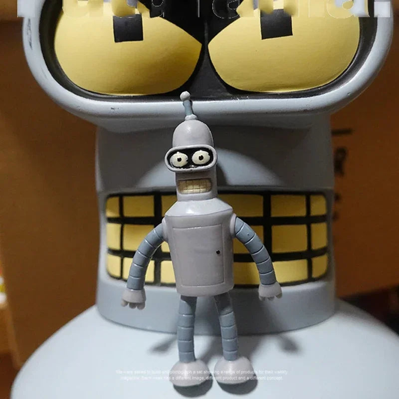 Futuramals Benders AloaMars Futuristic Robot Plastic Model Action Figure Ornament Peripheral Collect Small Gift