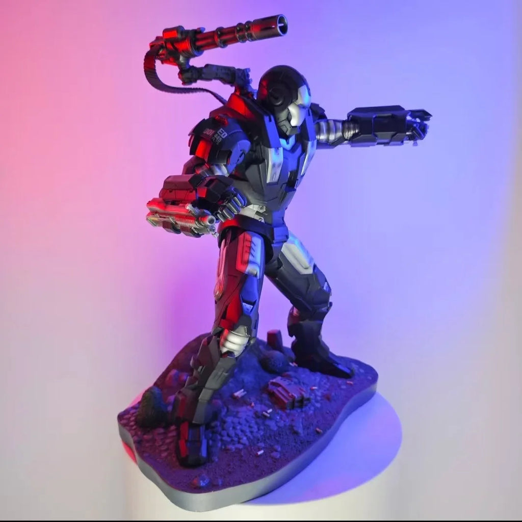 50cm High Quality Avengers: Iron Man Mk6 Full-Body Figure With Glowing Hands, Gk Model, Perfect Gift For Friends’ Birthdays New