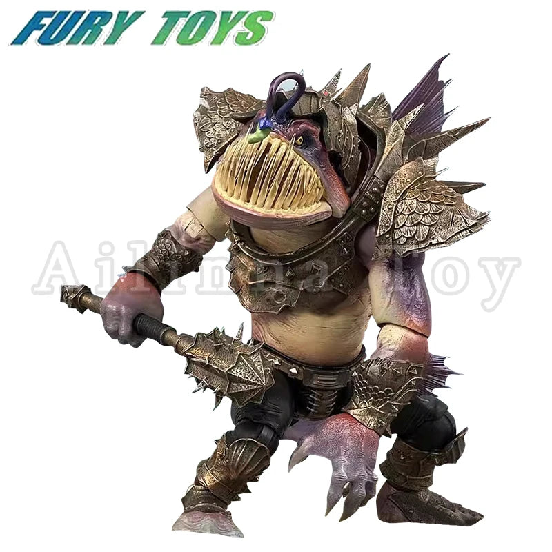 Fury Toys 1/12 7nches Action Figure The Record of the Mountain and Sea Demon God Lantern Fish Anime Toy
