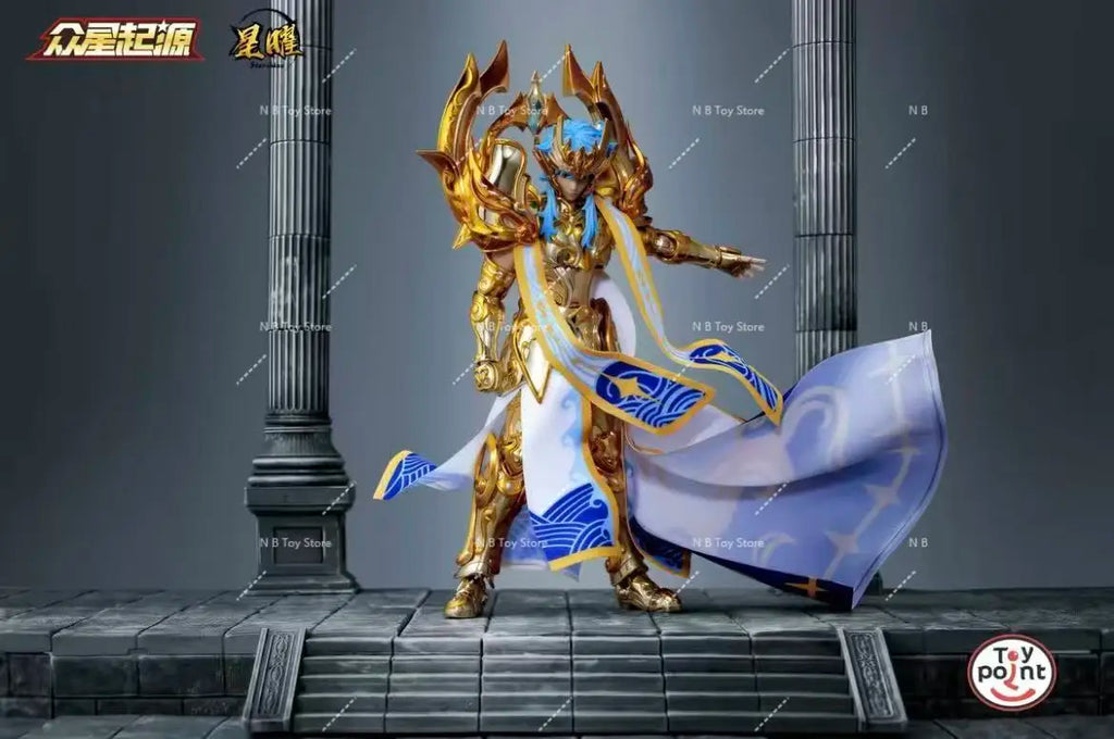 Toypoint Saint Seiya Myth Cloth Soul of God SOG EX Aquarius Camus with Item Action Figure Knights of The Zodiac TP