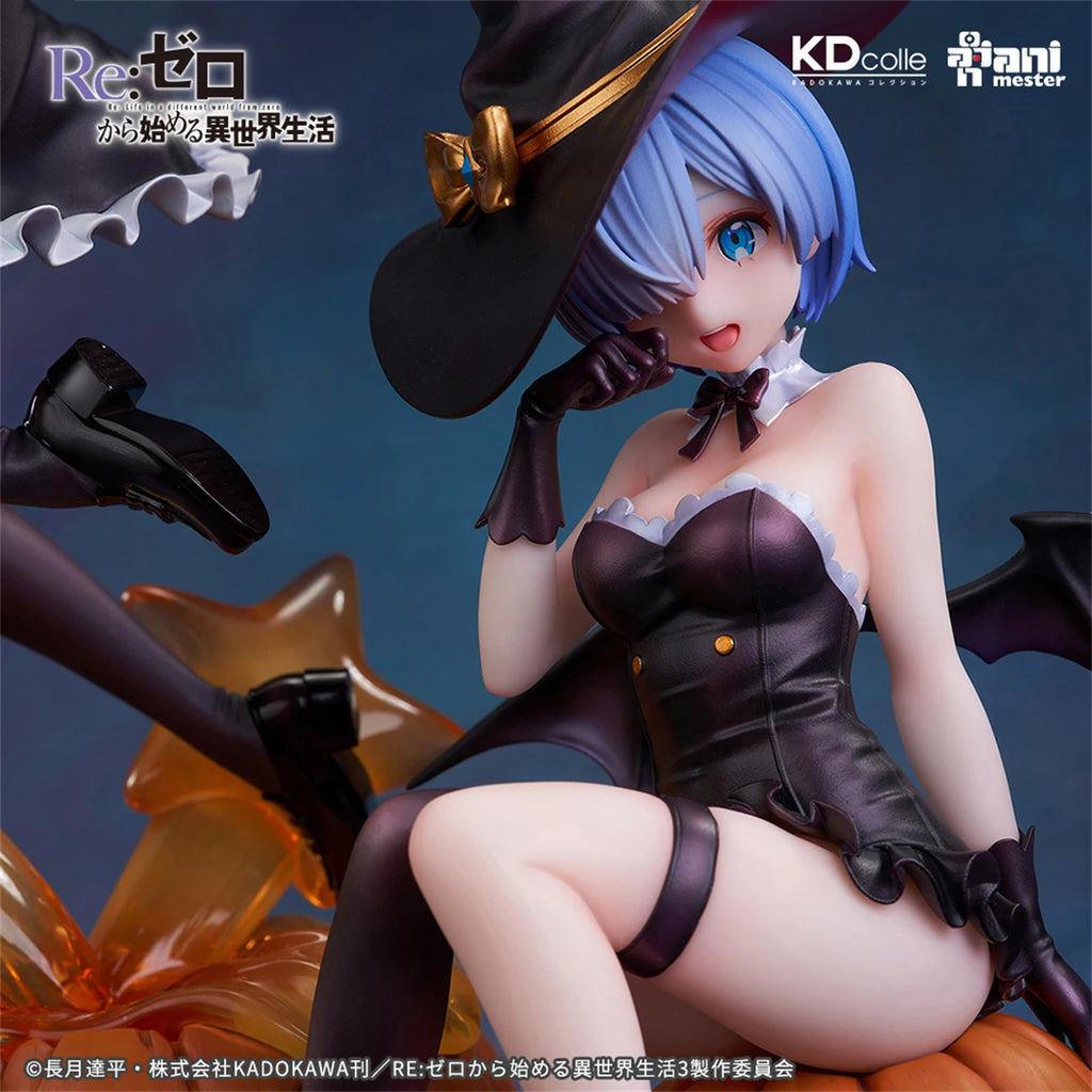 Original AniMester Re: 0 Rem &amp; Ram Phantom Night Enchantress ver Anime Figur PVC Sammlermodell Satuette Spielzeug Ornament Geschenk