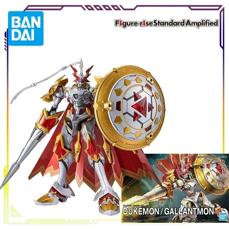 BANDAI Original Figure-rise Standard Amplified Digimon Dukemon Gallantmon Special Coating Collectible Assembly Model Kit
