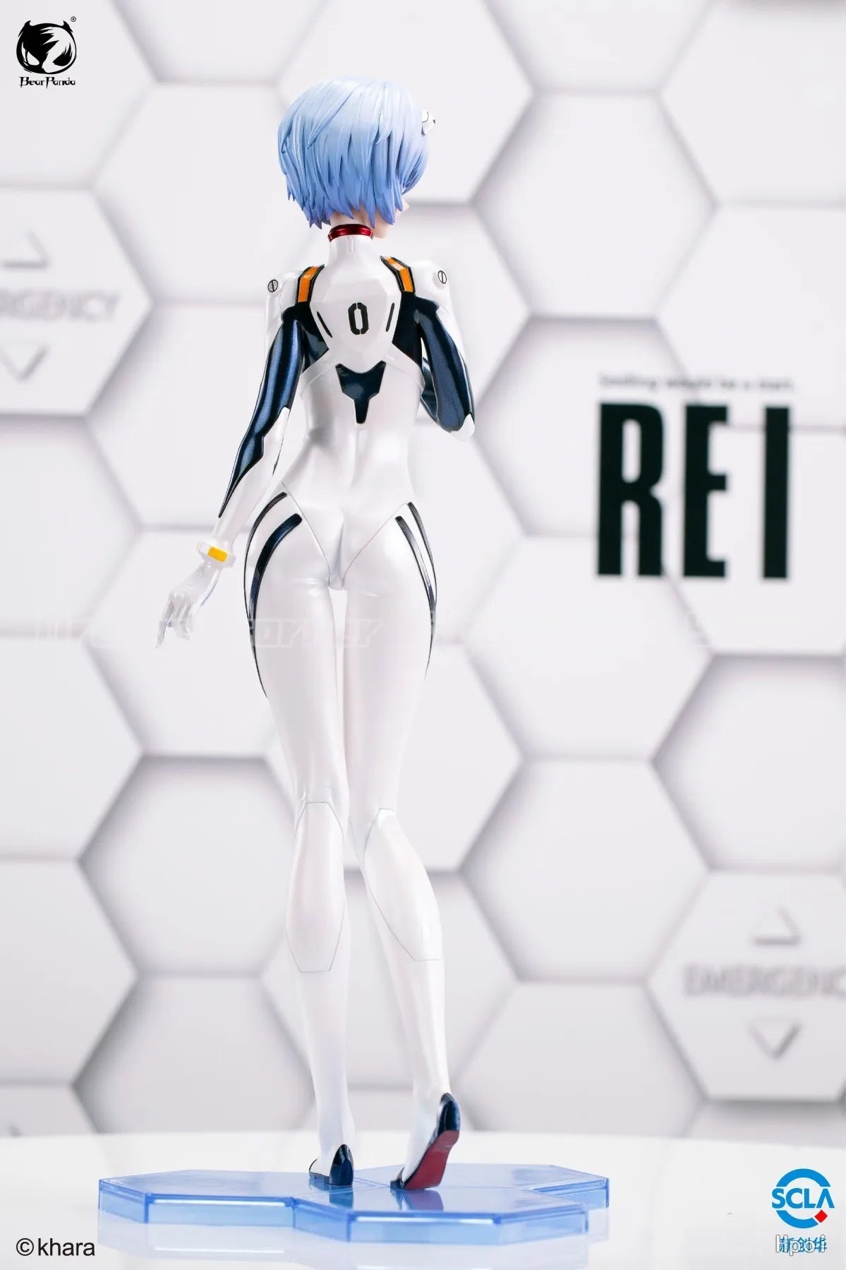 【Pre-sale】Original BearPanda EVA REI AYANAMI 1/4 Scale Figure Model Ornament Toy