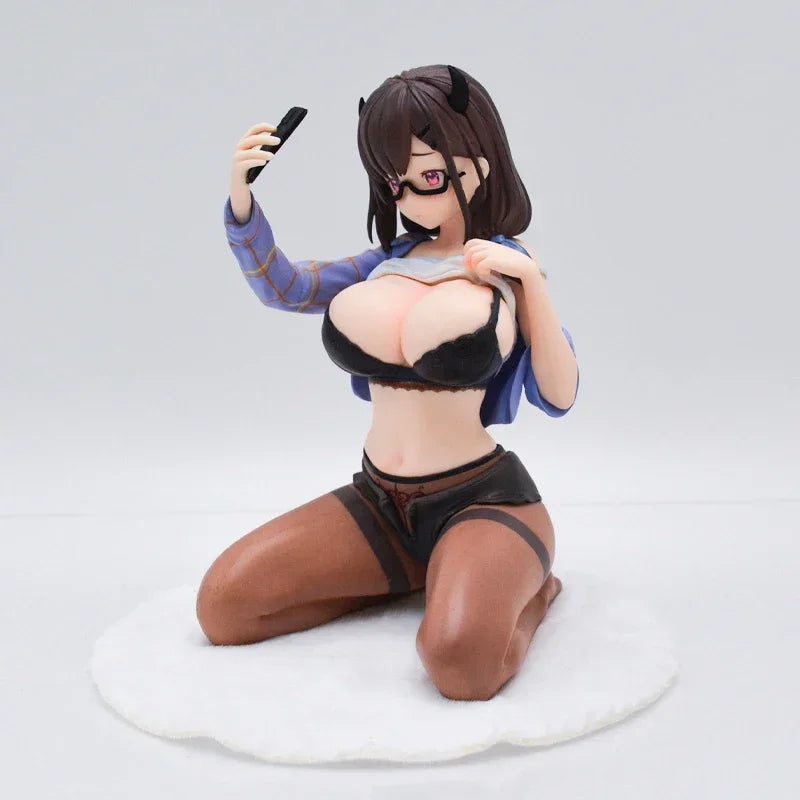25cm OMAHA Charm Taya Devil Anime Figure Shinomiya Kanna Little Devil Action Figure Little Demon Lilith Figurine Model Doll Toys
