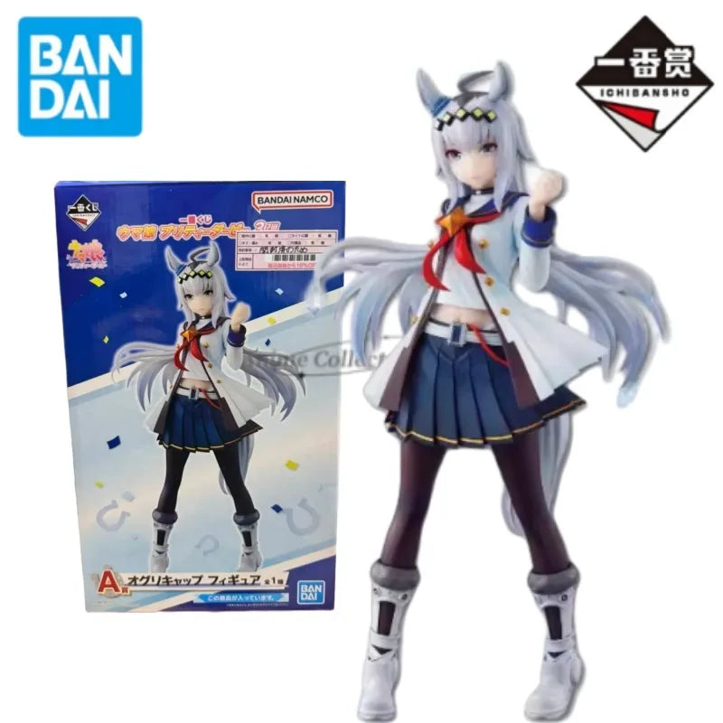 Original Bandai Ichiban Kuji Umamusume PrettyDerby Vol.3 Oguri Cap Tamamo Cross Anime Figure Toys Collectible Model Ornaments