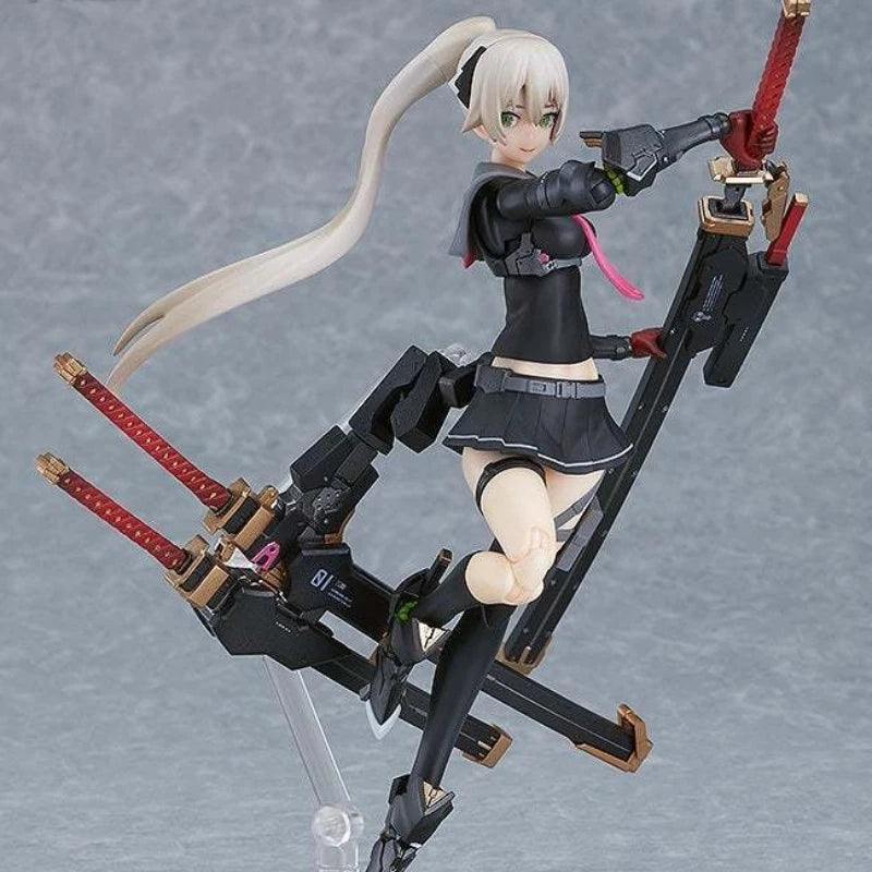 Romankey Original PLAMAX Series HH-01 Heavily Armed High School Girl, No.1  Anime Action Figure Assembly Toys Collectible Model
