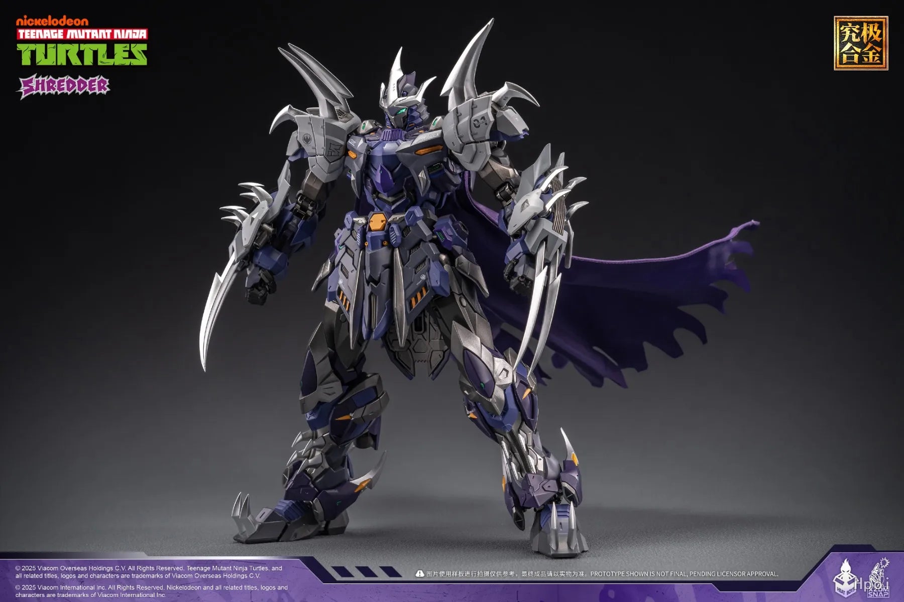 【UA】HEATBOYS MechaHeat Alloy Mecha TMNT Shredder Action Figure Model Toy Gift