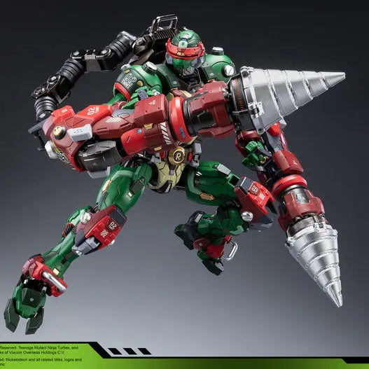 Presell Teenage Mutant Ninja Turtles Raphael Hb0013 Mecha Alloy Model Electric Gatling Collection Toy Give Boyfriend Gift