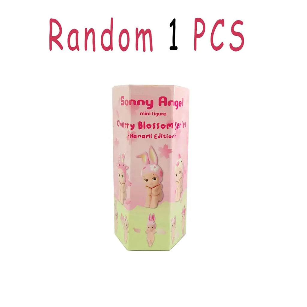Sonny Cherry Blossom Series Box Anime Figure Cartoon Cute Desktop Ornaments Decoration Model Children Birthday Toy Random Gift