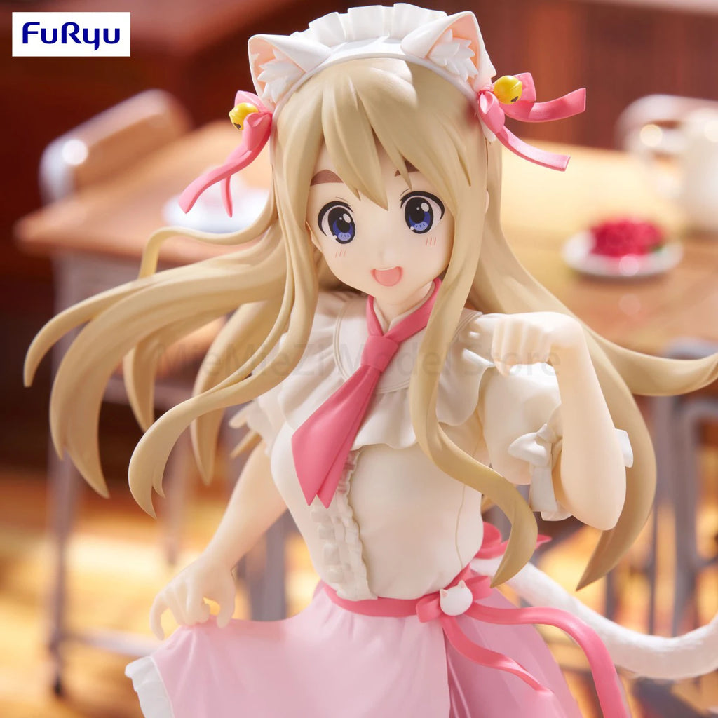 Original Genuine FuRyu Prepainted Trio-Try-iT Figure K-ON! Kotobuki Tsumugi Anime Figure Garage Kit Model Decoration Gift Cute