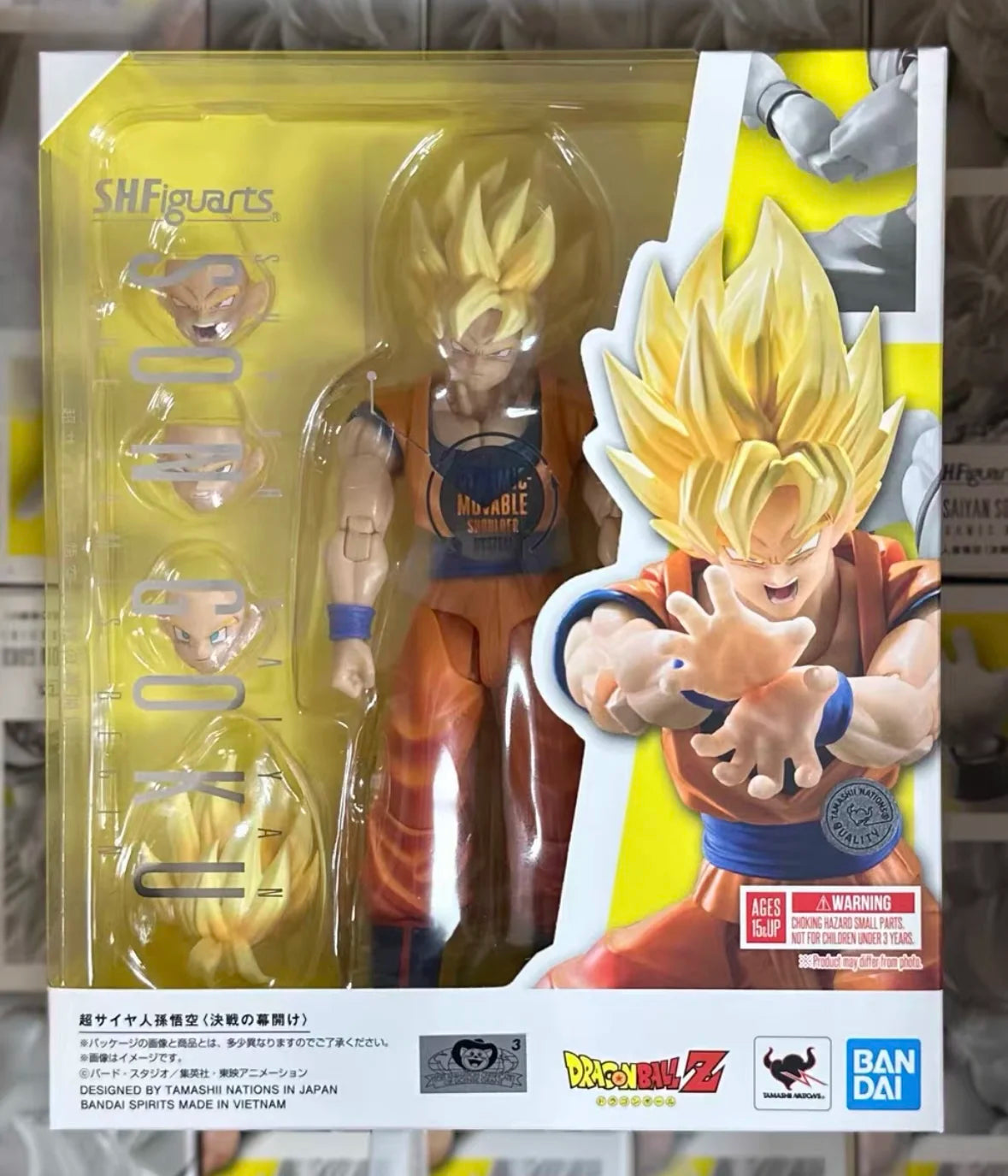 In Stock Genuine BANDAI SHFiguarts Dragon Ball Z Son Gohan The Games Begin Super Saiyan Son Goku Figure Anime Action Model Toy