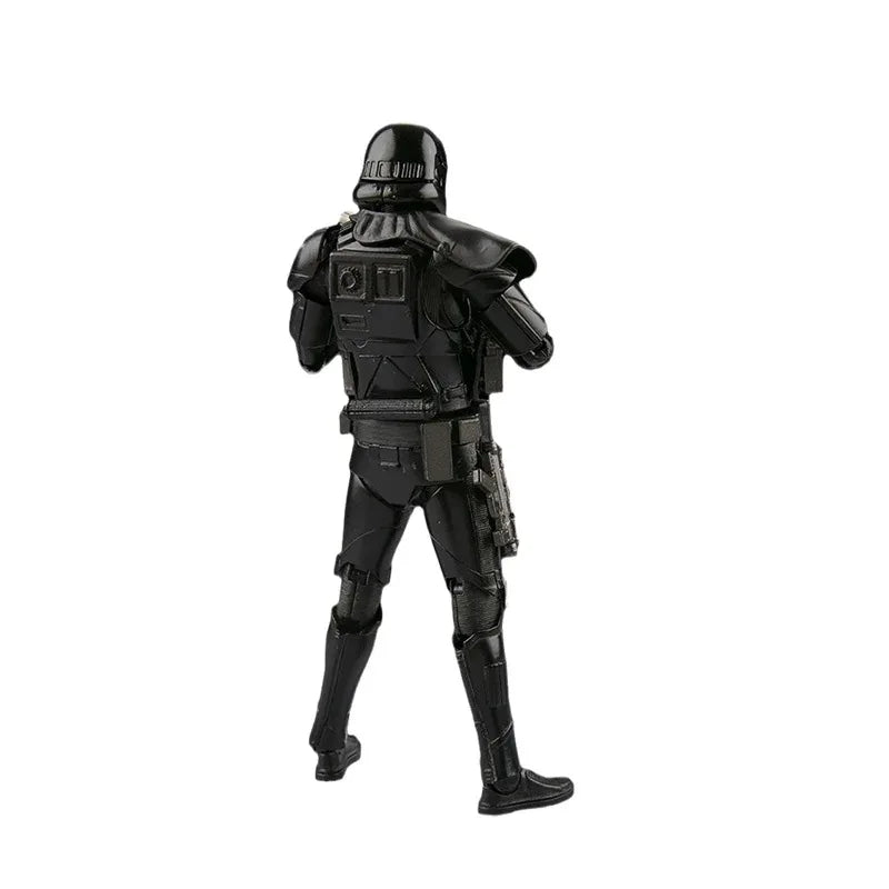 Bandai Original STAR WARS Anime Model DEATH TROOPER  Action Figure Assembly Model Toys Collectible Ornaments Gifts For Children
