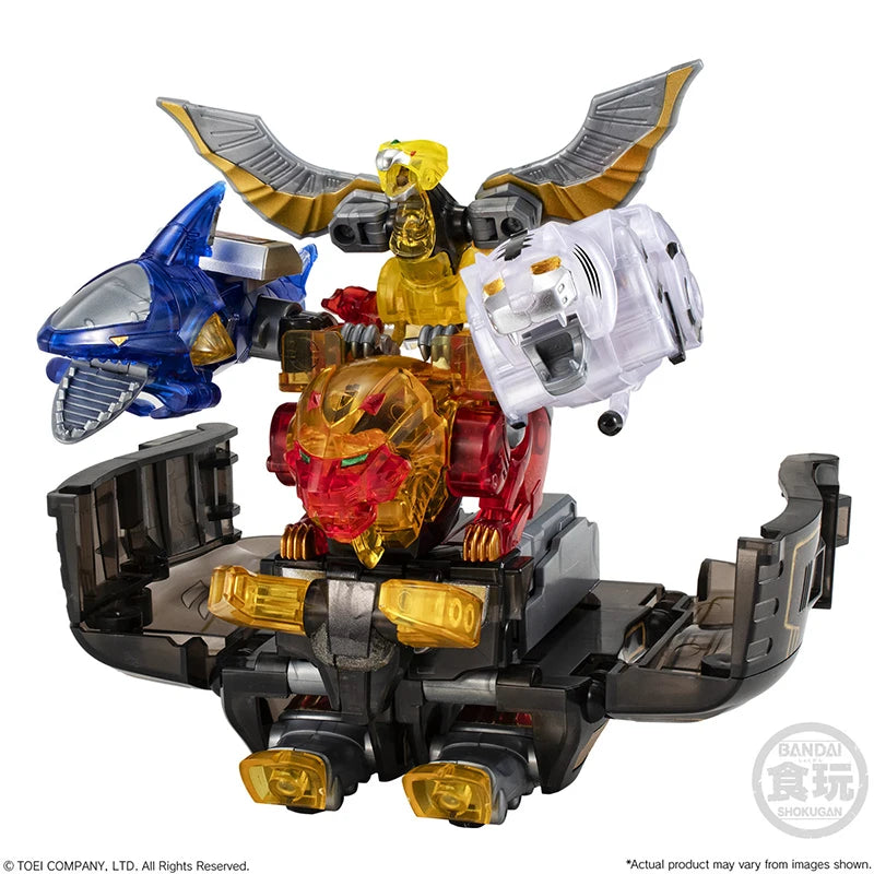 In Stock BANDAI SMP Hyakujuu Sentai Gaoranger GaoKing‌ Clear Color Ver. Anime Action Figures Assembly Model Collection Toy