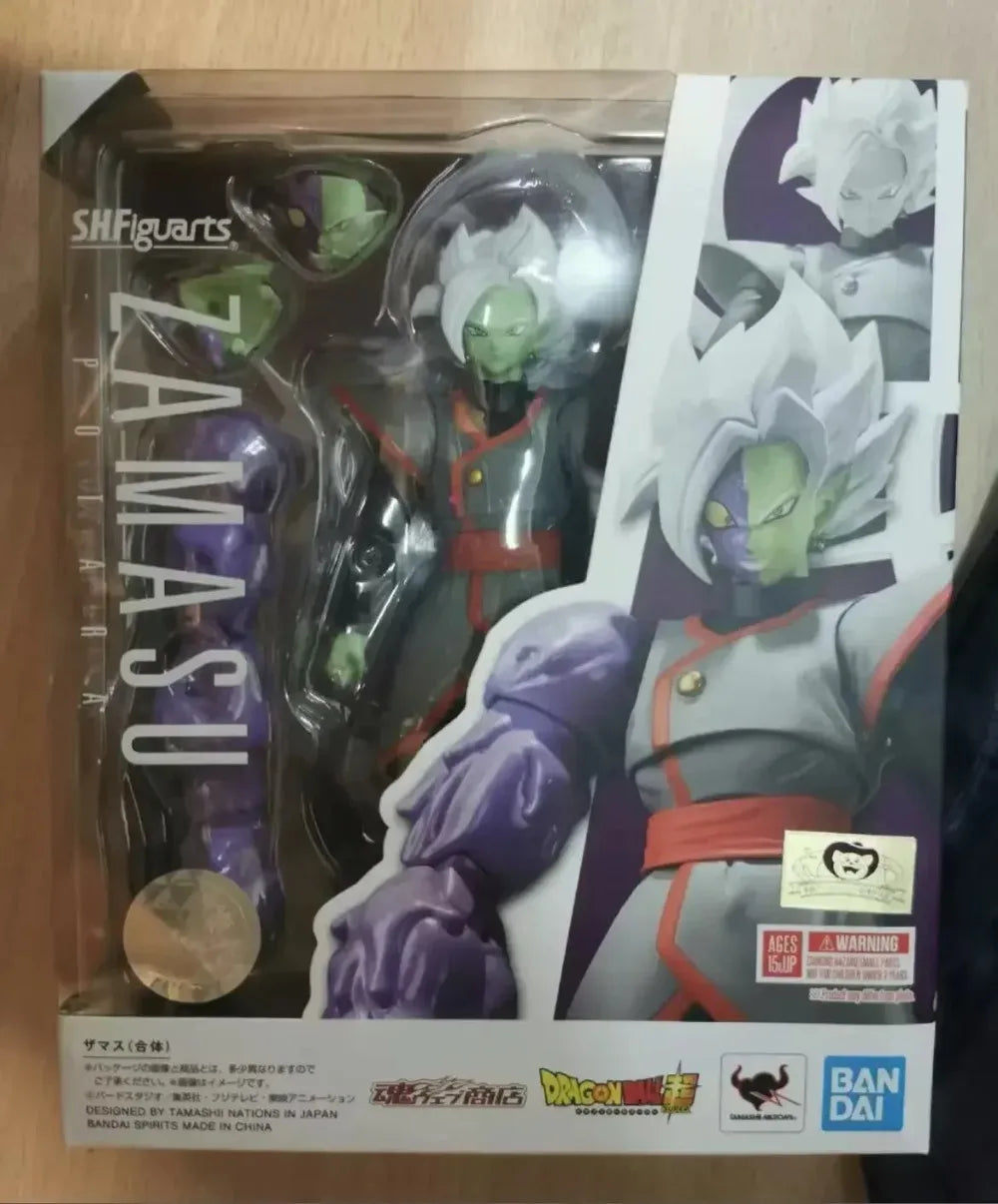 in-stock items to favorites100% Original Bandai Dragon Ball Sh Figuarts Shf Potara Zamasu Action Figures Anime Model Toys