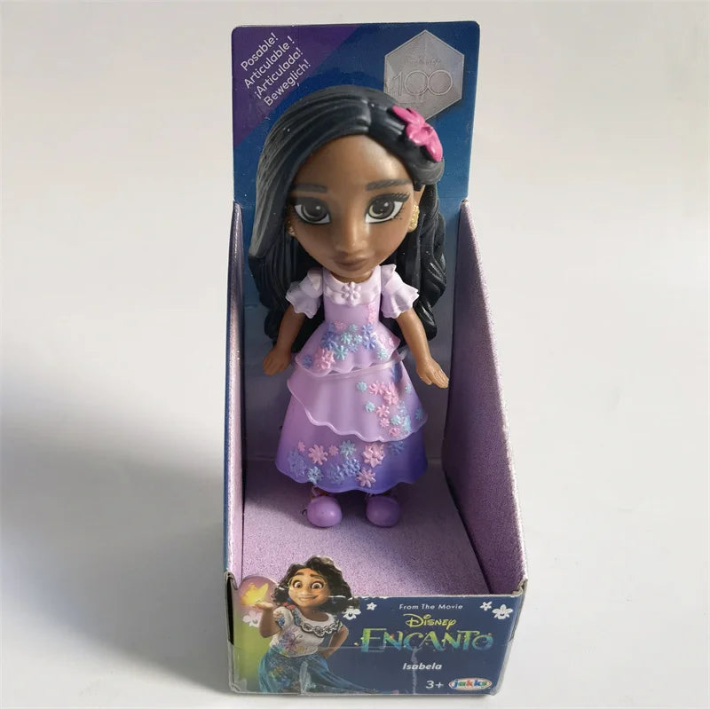 New Hot Disney Princess Miniature Doll Model Rapunzel Ariel Snow White Poseable Cute Anime Action Figure Model Frozen Gift Toy