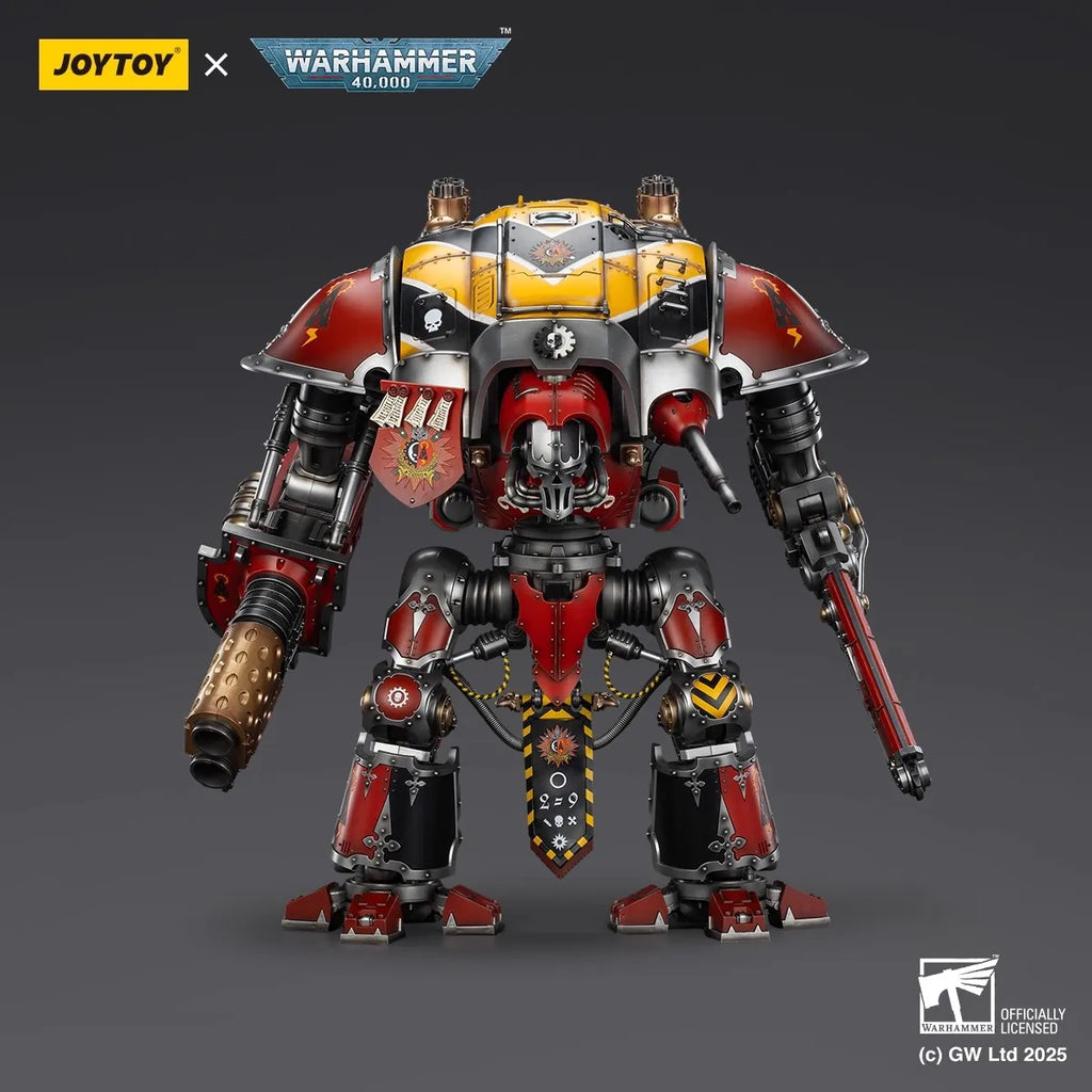 JOYTOY Warhammer 40K 1/18 Scale Imperial Knights House Raven Knight Errant Movable Figurine Model Toy Doll For Collection