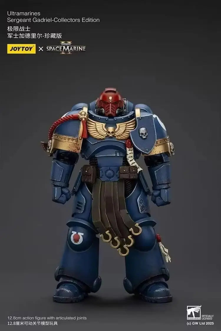JOYTOY Warhammer 40K Ultramarines Sergeant Gadriel - Колекционерско издание Екшън фигурки Кукла Колекция Декорация Подарък Оригинален