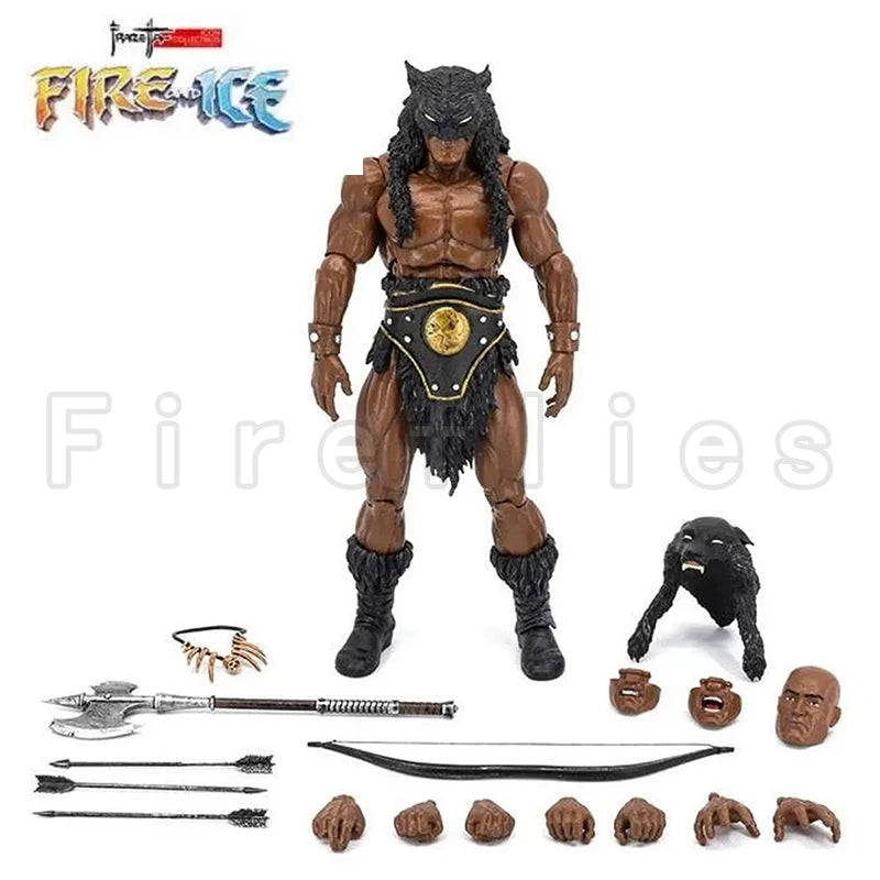 [Pre-Order]6inches 1/12 Frazetta Girls Action Figure Fire and Ice ICON Collectibles Dark Wolf Teegra Ver2 Anime Model Toy