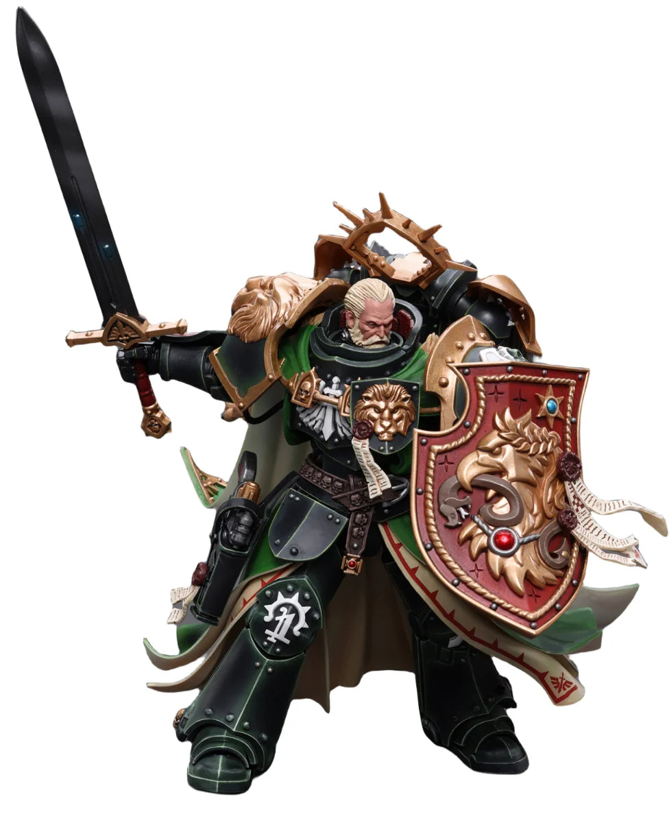HiPlay JoyToy Warhammer 40k Collectible Figure: Dark Angels Primarch Lion EL Jonson 1:18 Scale Action Figures JT7882 (EL Jonson)