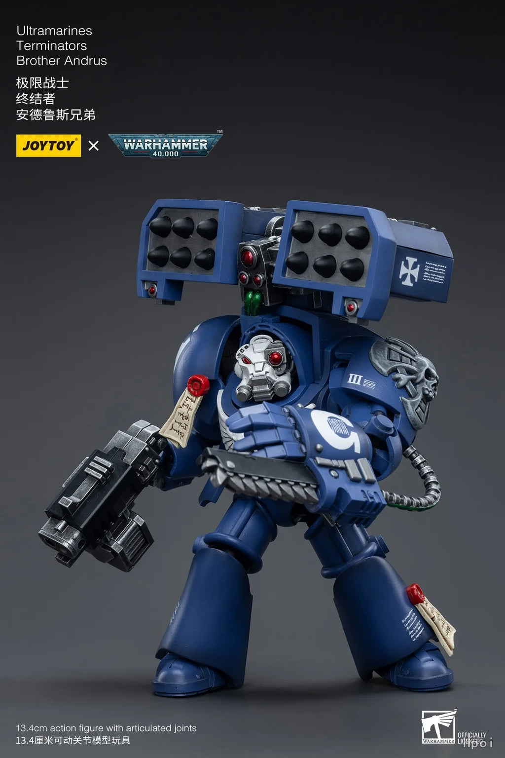 【UA】JOYTOY  Warhammer 40K  Scale 1/18 Action Figures Ultramarines Terminators Brother Andrus Models Toys Gifts