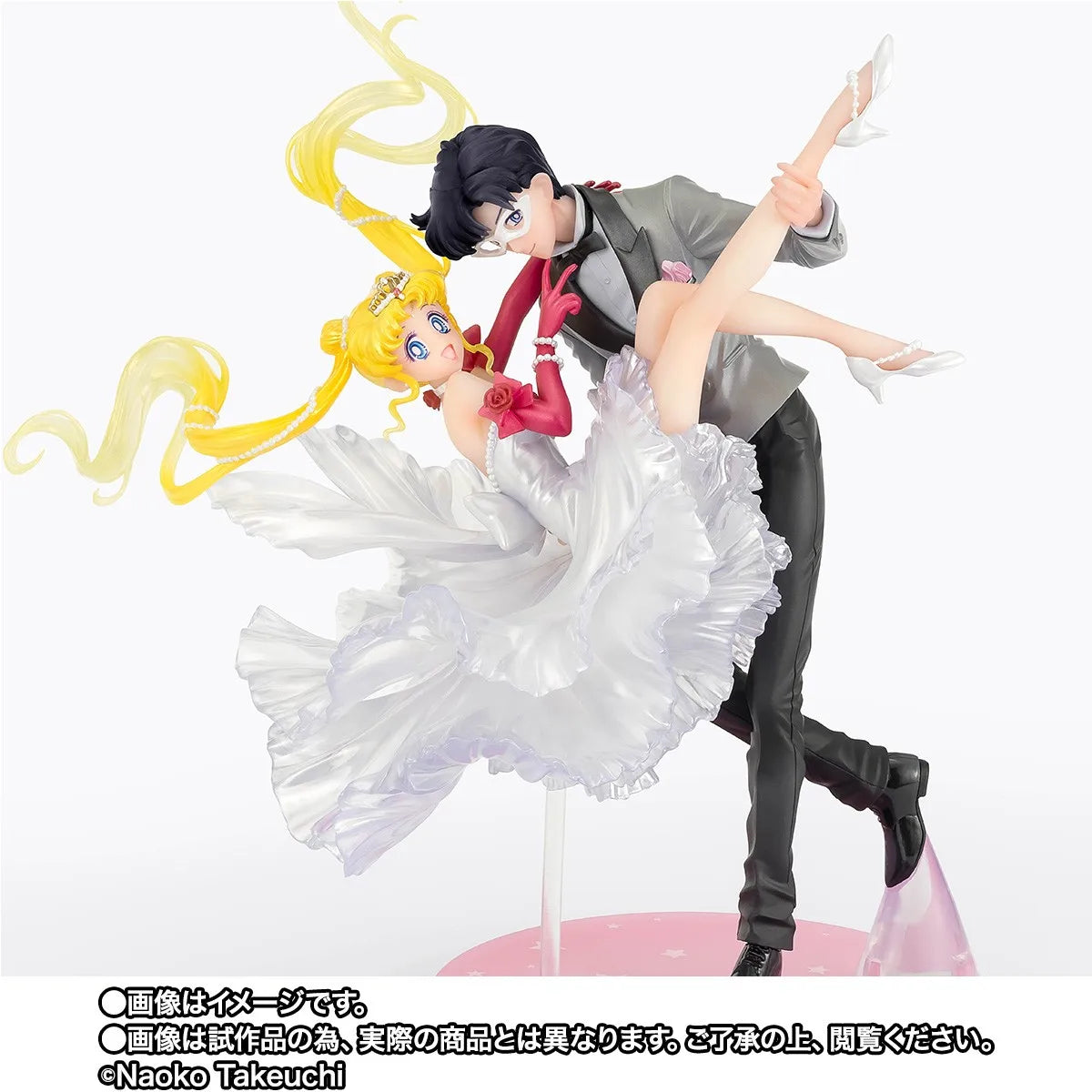 In Stock Genuine BANDAI Figuarts Zero Chouette Sailor Moon Moonlight Glow Edition Rabbit Tuxedo Mask Figure Anime Action Model