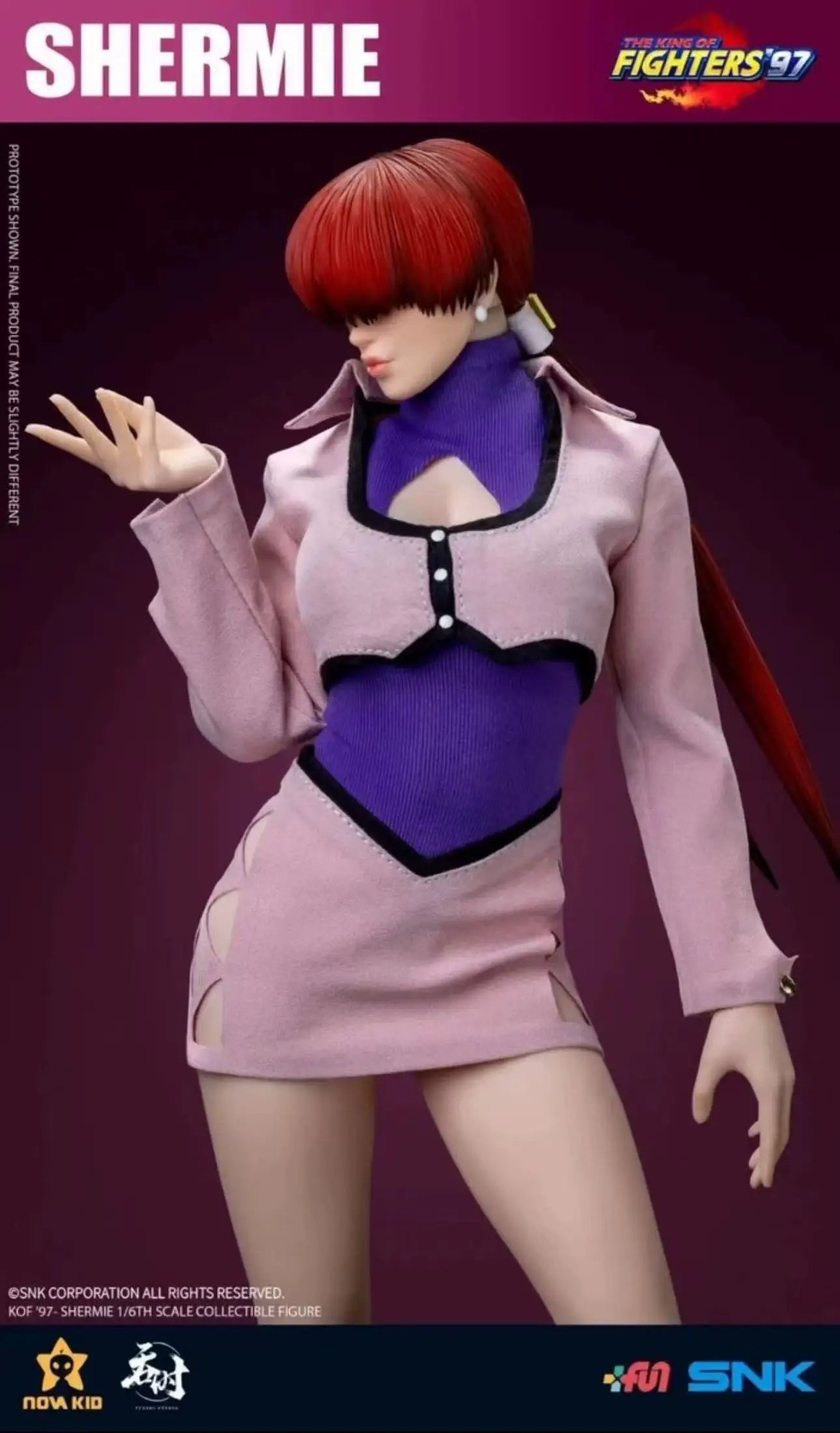 TUNSHI King of Fighters 97 Shirmi SHERMIE 1/6 Moving Common Doll SNK