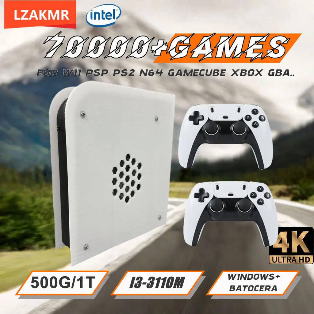 M15 60+Emulators 1T Retro Game Console Batocera I3-3110M 70000+Games For Wii PS2 PSP GameCube N64 Wireless handle