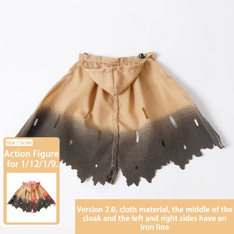 Suitable for G.I. Joe,Marvel, Transformers Collectible Action Figure Toys Cape Cloak, for 1/12, 1/9 Scale About 14Cm