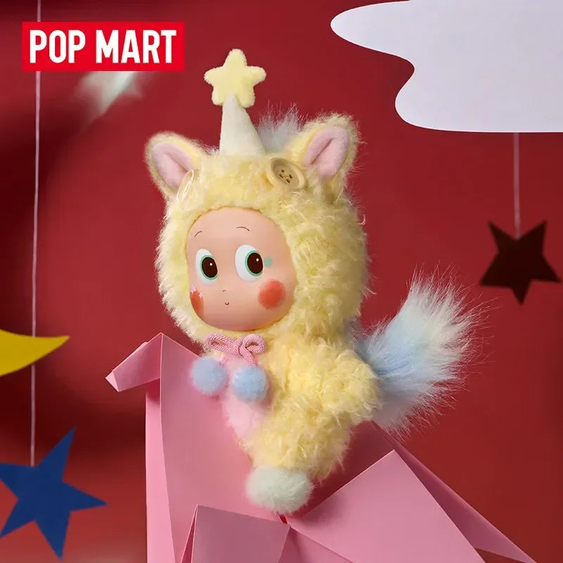 POP MART Have A Good Run Series Vinyl Plush Pendant Mystery Box Genuine Blind Box Guess Toys Bag Ornament Figurines  Gift Girl