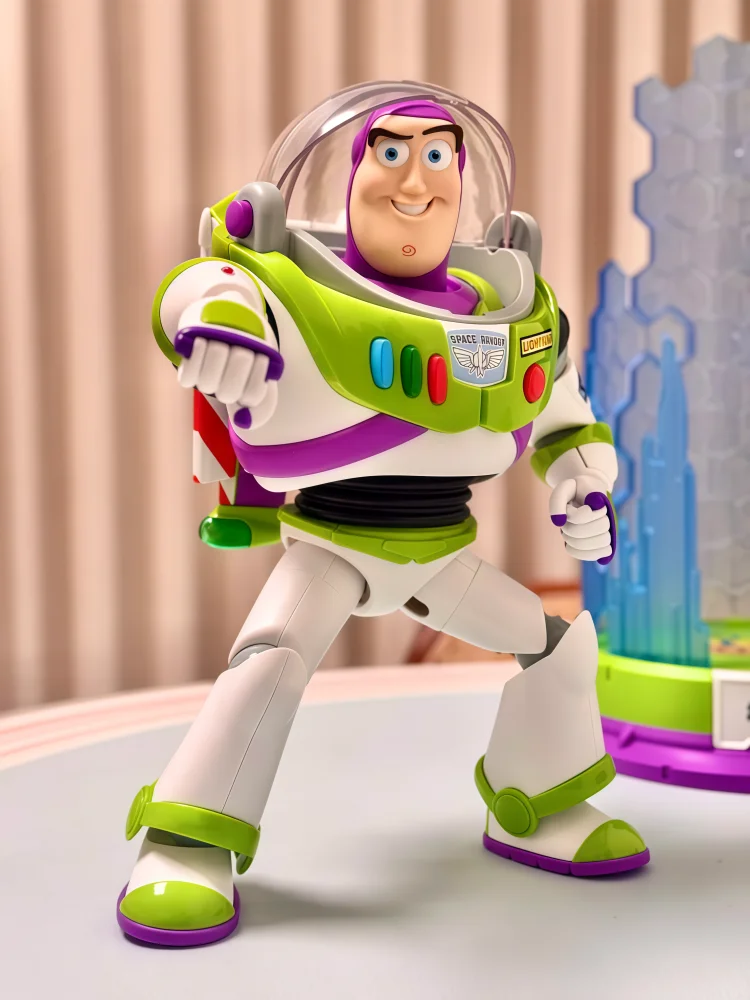 Disney Toy Story Buzz Lightyear Assembly Toy 17joints Movable 30cm Trendy Desktop Decoration Collectible Model Gift For Children