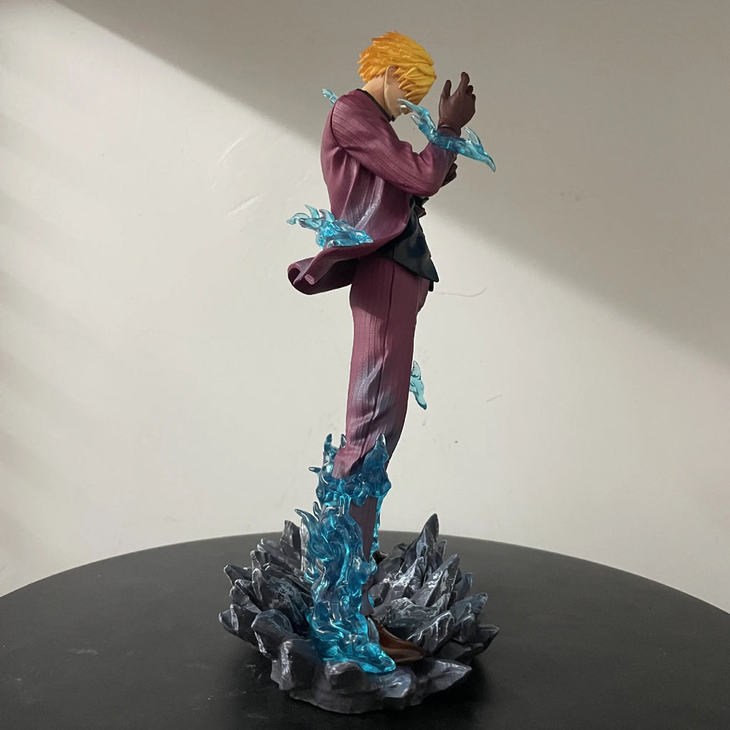 One Piece Strohhutpiraten PVC-Figuren Luffy Zoro Nami Usopp Robin Sanji Statue Schreibtischdekoration Geschenk