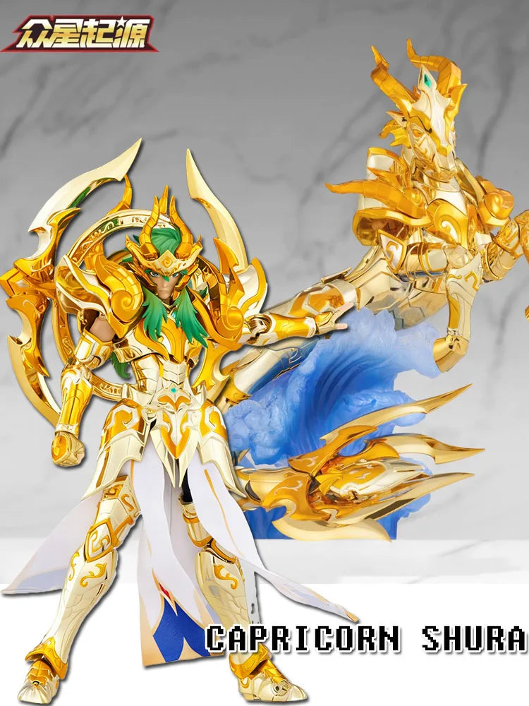 Toypoint/Tp Saint Seiya Action Figure Capricorn Shura Myth Cloth Gold Knights Accessory Model Kit Collectible Level Figurines