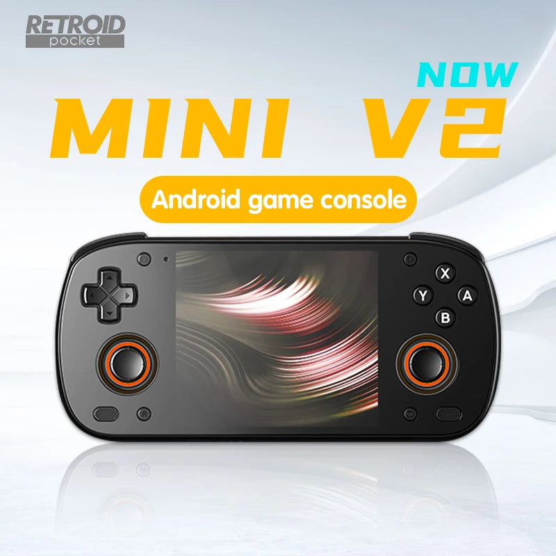 Retroid Pocket RP MINI V2 Handheld Game Console 3.92" AMOLED Screen 4000mah Hall Effect Joystick SD865 Game Console