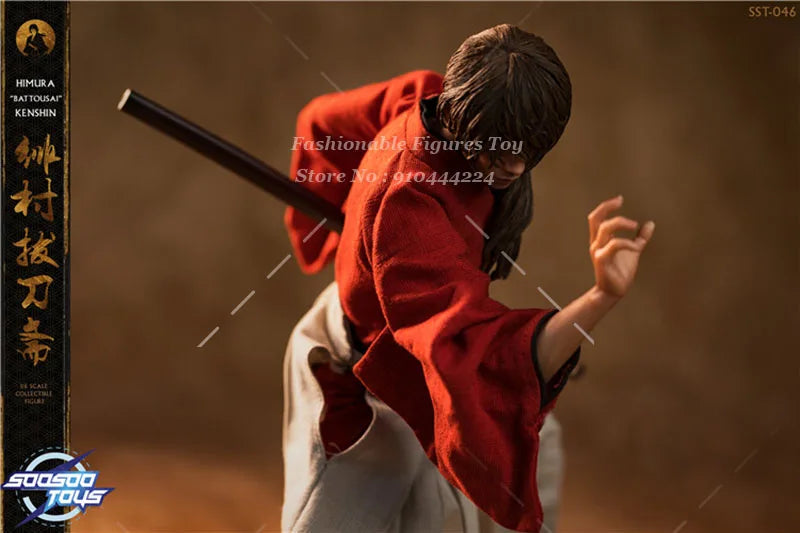 Soosootoys SST046 1/6 Men Soldier HIMURA KENSHIN Classic Japanese Samurai Full Set 12Inch Action Figure Model Toys Collection