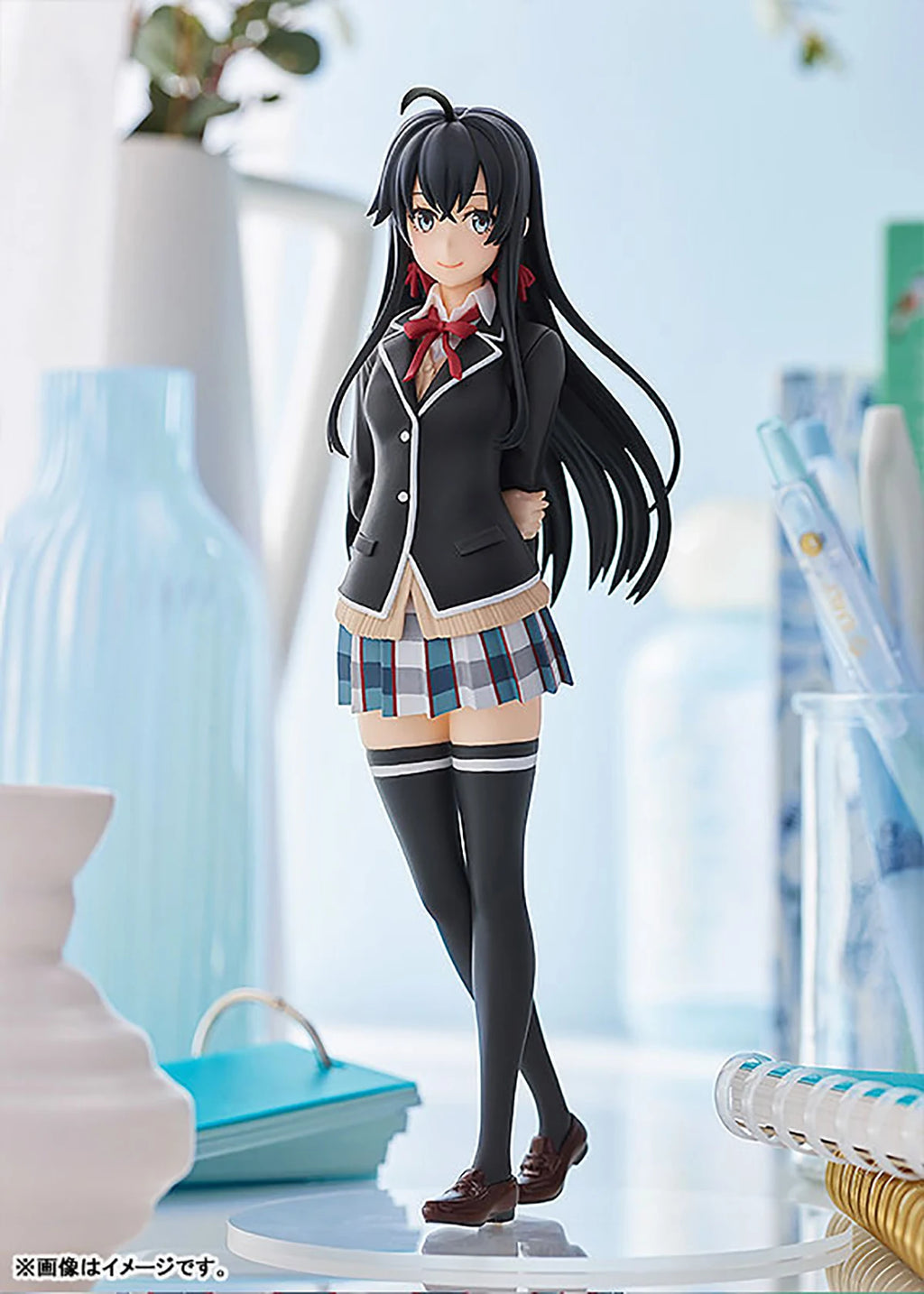 Original Genuine Good Smile Company Prepainted Pop Up Parade Yukinoshita Yukino H=170mm Anime Character Figure Decoration Gift