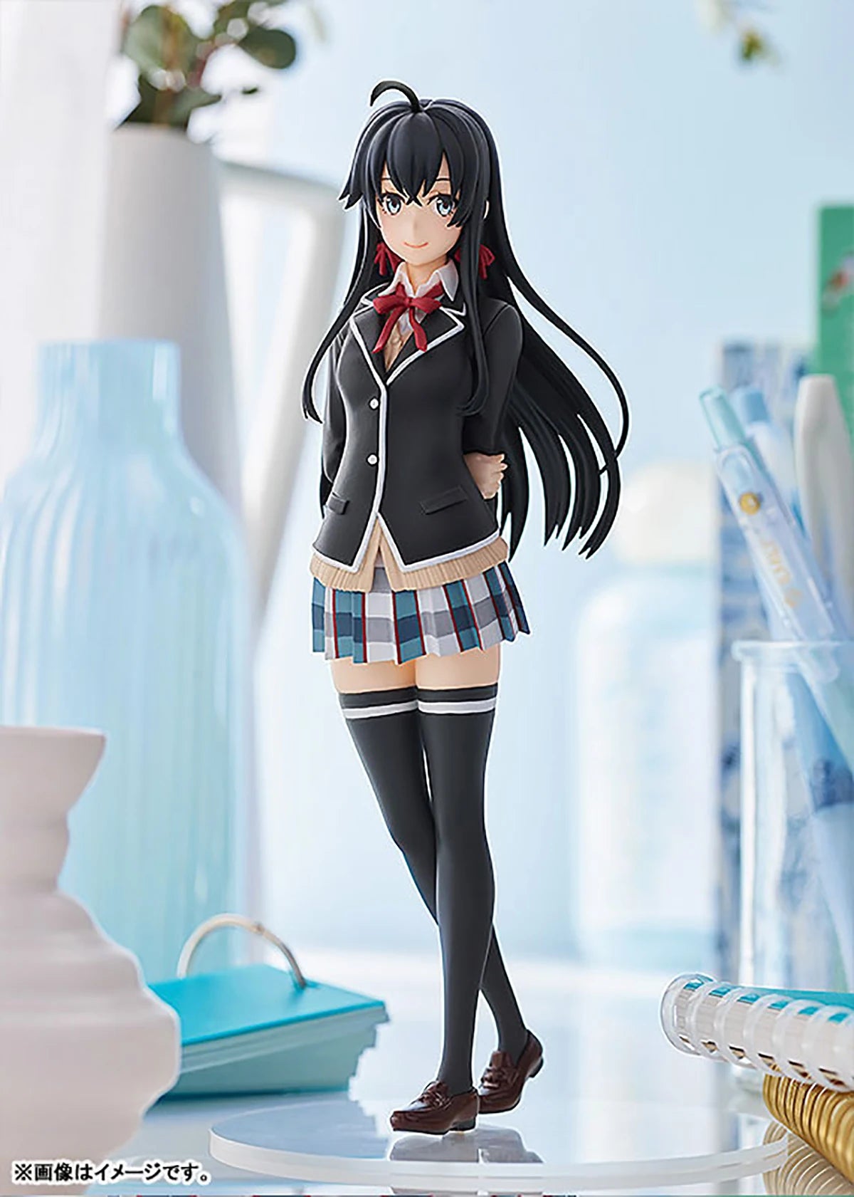 Original Genuine Good Smile Company Prepainted Pop Up Parade Yukinoshita Yukino H=170mm Anime Character Figure Decoration Gift