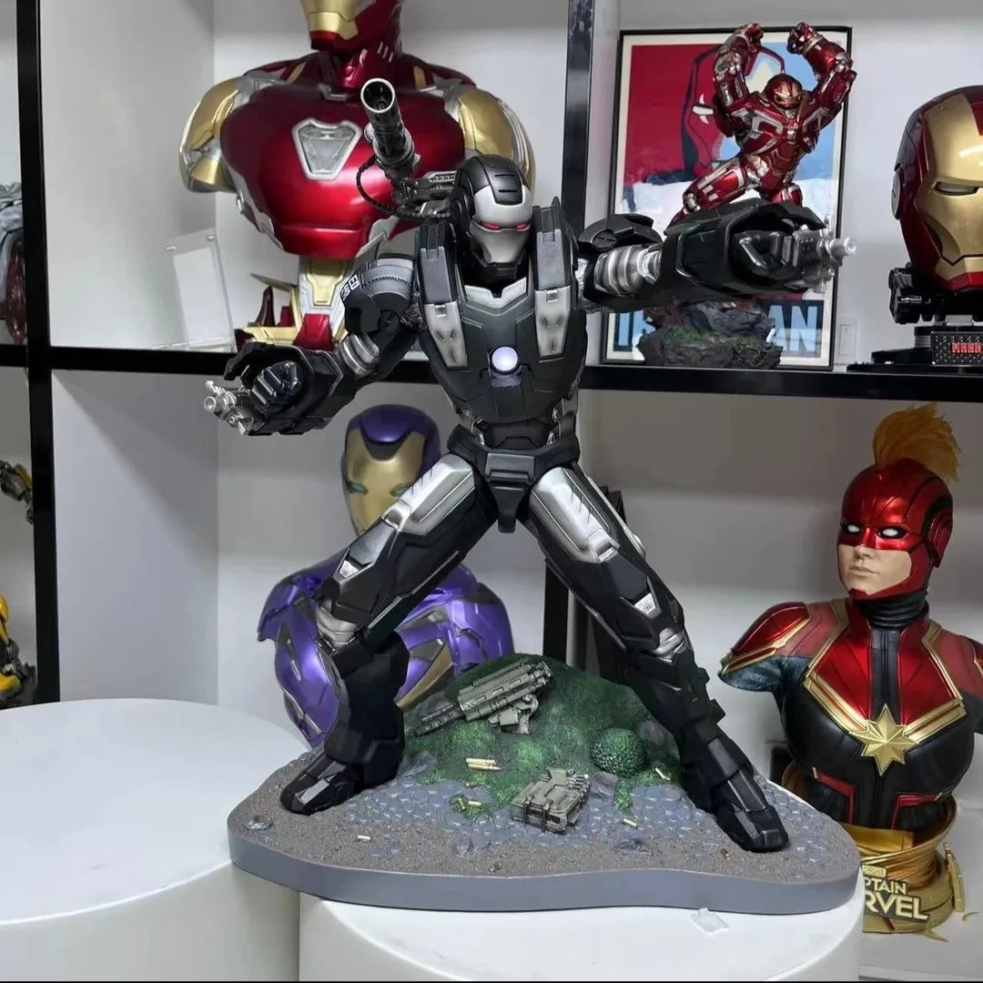 50cm High Quality Avengers: Iron Man Mk6 Full-Body Figure With Glowing Hands, Gk Model, Perfect Gift For Friends’ Birthdays New