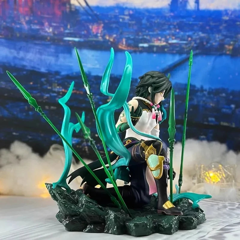 Genshin Impact Xiao 22cm Anime Figure - Guardian Yaksha Kawaii Action Figurine Collection Model Doll Toy