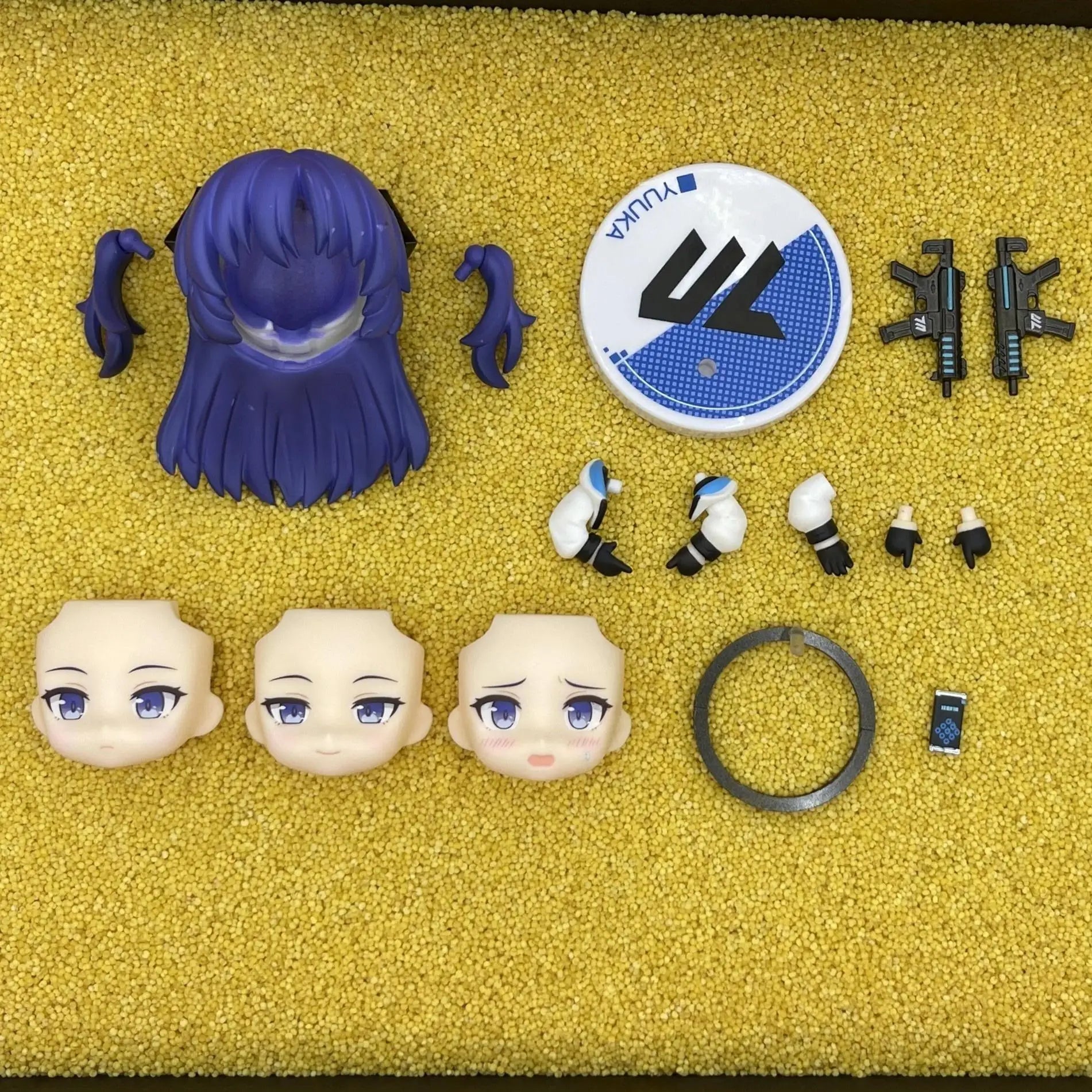 zaolaiyouxiang GSC Clay Man Face doll face hair doll accessories