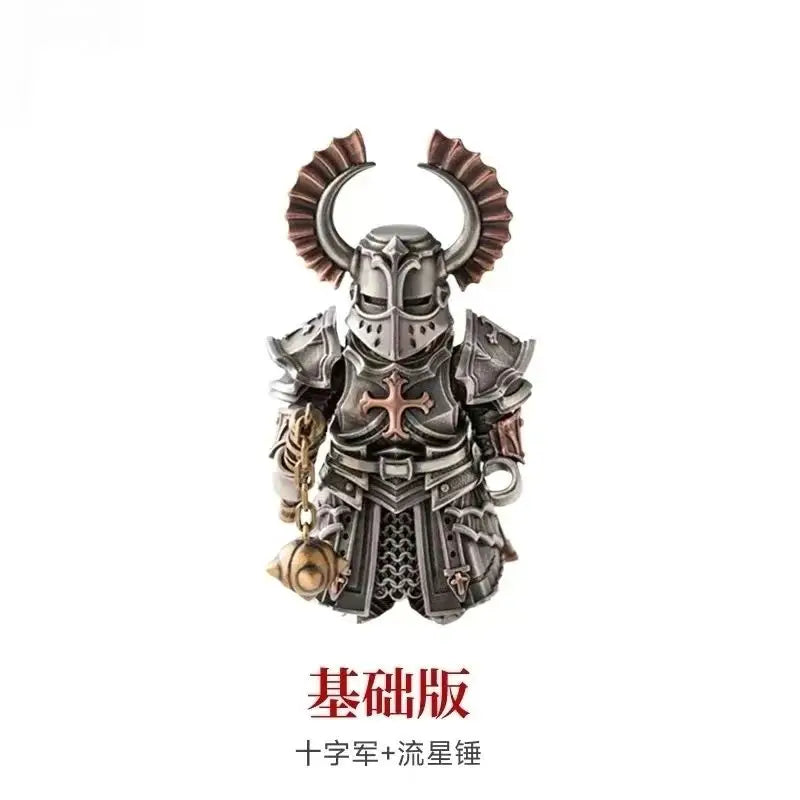 In Stock Mech Judge Pendant Chinese Style Metal Man Handheld Item Workstation Detachable Play Figure Desktop Collection Gift Toy