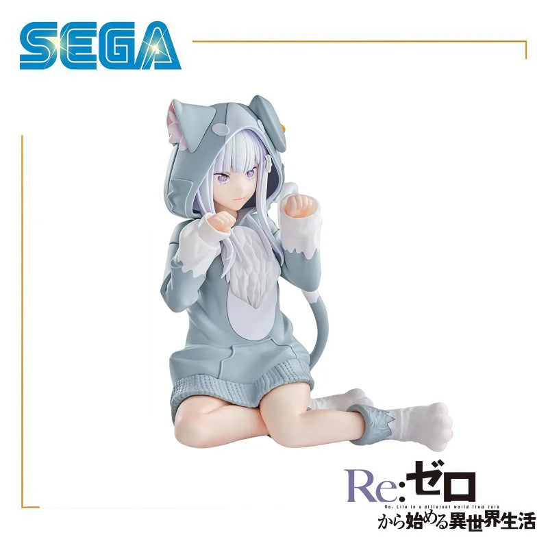 In Stock 100% Original SEGA Re Life In A Different World From Zero Emilia Action Figure Model Doll Brand New Boxed Garage Toys