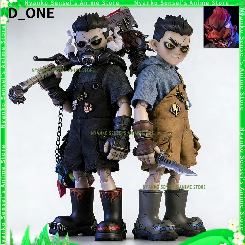 D_ONE RAGE-ZBOYS Series Toothy Daily Ver. / Out of Control Ver. 1/12 Action Figure Anime Model Trendy Toys Desktop Collectibles