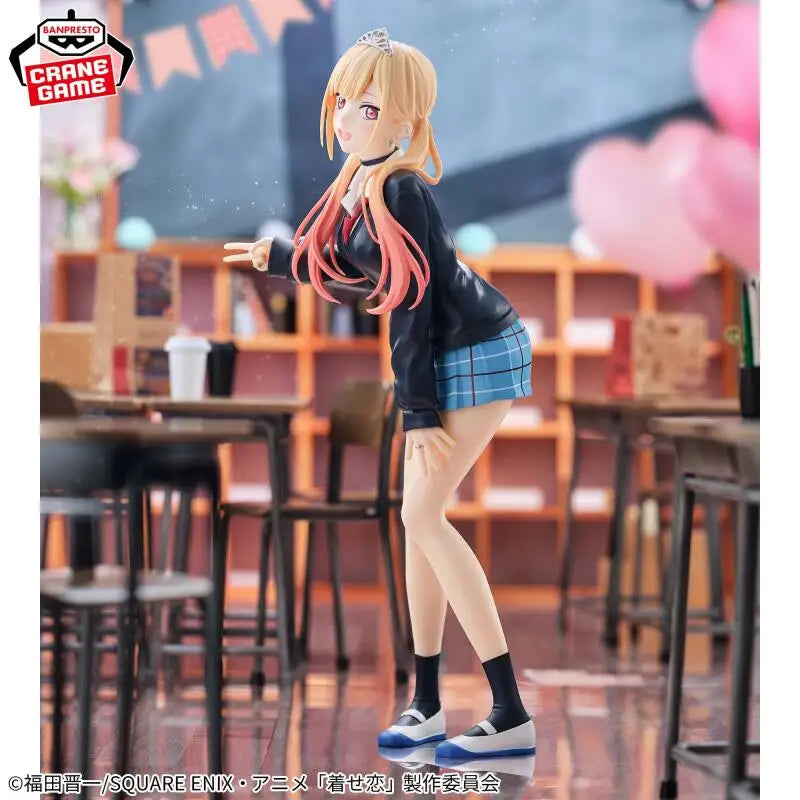 Original Bandai My Dress-Up Darling Season 2 Glitter&glamours Marin Kitakawa Bunkasai Ver Anime Action Figures Model Ornaments