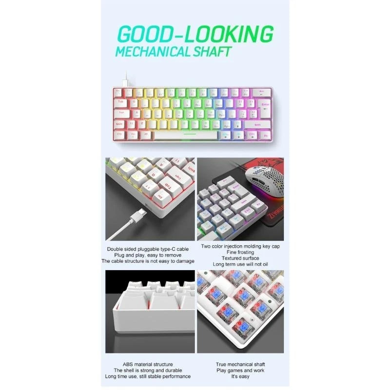 Gaming Keyboard Mouse Wired LED Backlit Multimedia USB Ergonomic Gamer Keyboard Waterproof Optical Gamer Mouse Sets best sale