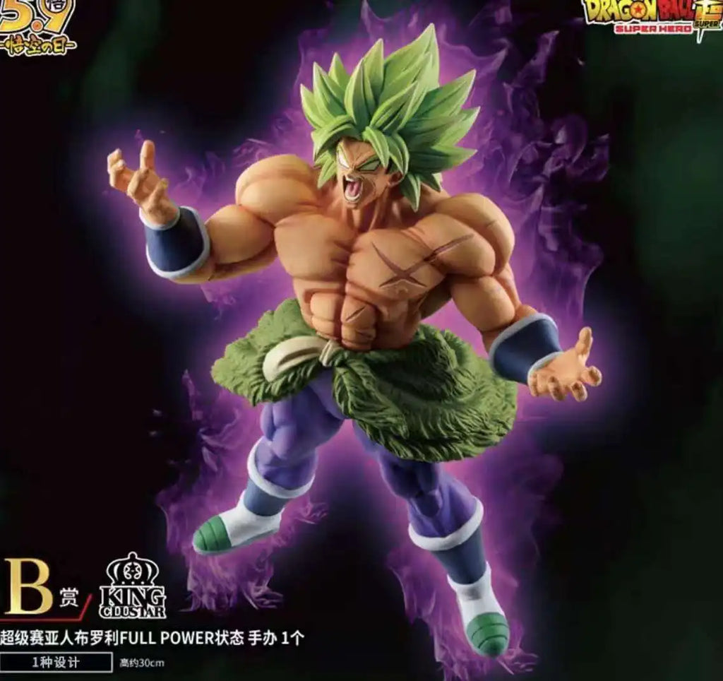 In Stock Original BANDAI Ichiban Kuji Dragon Ball Z Broly The Legendary Saiyan D-Pick  Animation Figure Model Ornament Doll Gift