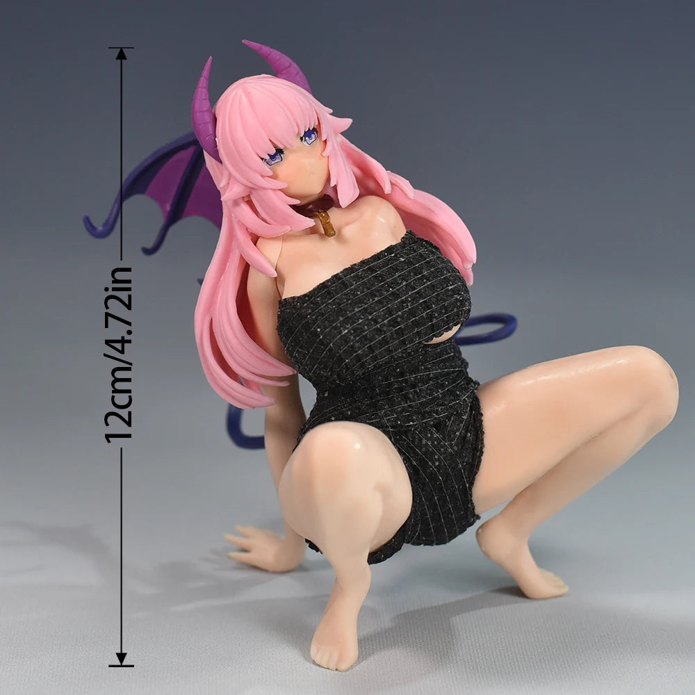 14cm Japanese Anime Figure Succubus Gakuen Nem Figure Lilim Sexy Girl PVC Action Figure Collectible Model Toys Gift