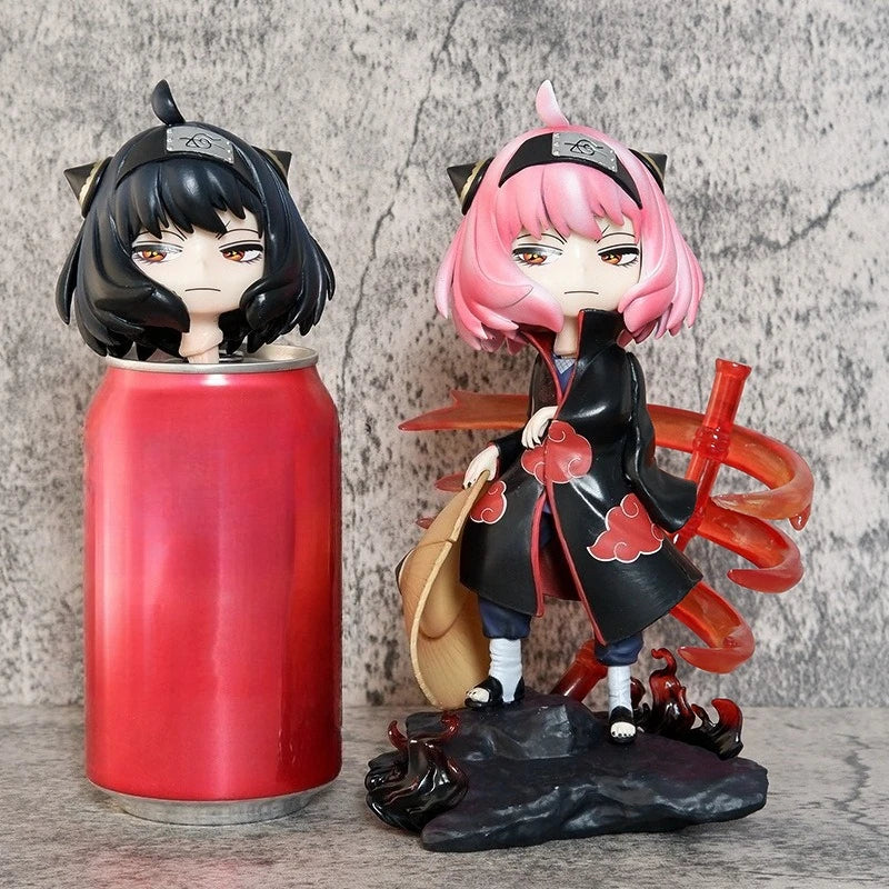 2025 Popular New Product Ania Cos Weasel Dual Head Interchangeable Spy Playhouse Peripheral Anime Figurine Model Statue
