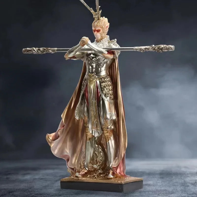 Black Myth Chinese Monkey King Sculpture Home Decoration Living Room Bedroom Desktop Ornaments Resin Crafts Gift