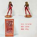 22CM Anime Asuka Langley Soryu Figure Shin Seiki Evangelion Souryuu Kaiyodo Standing With Arms Akimbo Action Figure Doll Toys
