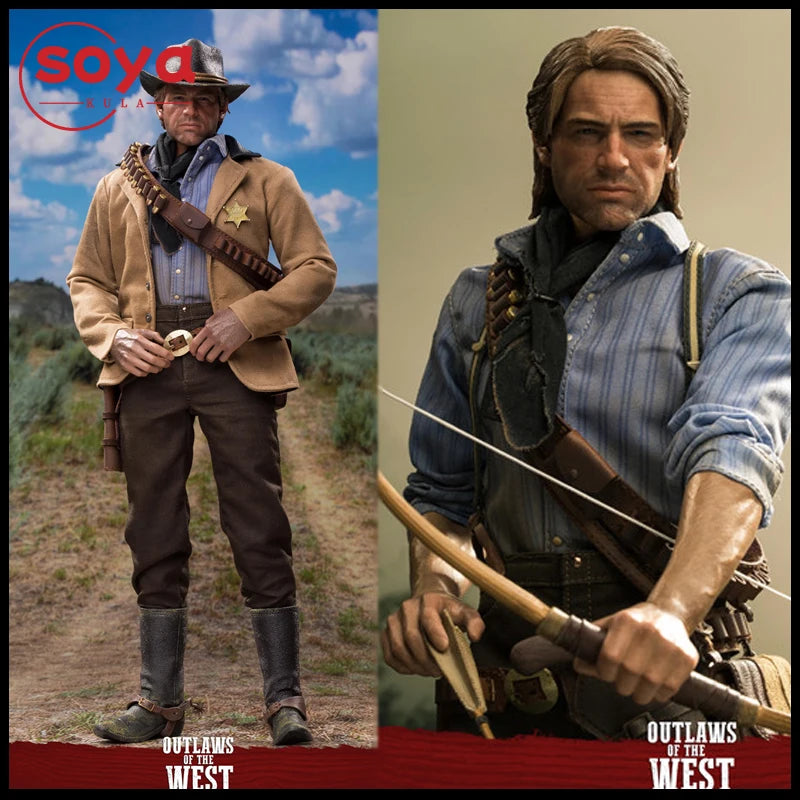 LIMTOYS LIM008 1/6 Scale Western Cowboy Arthur Action Figure 12'' Male Soldier Figurine Full Set Collectible Model Toy
